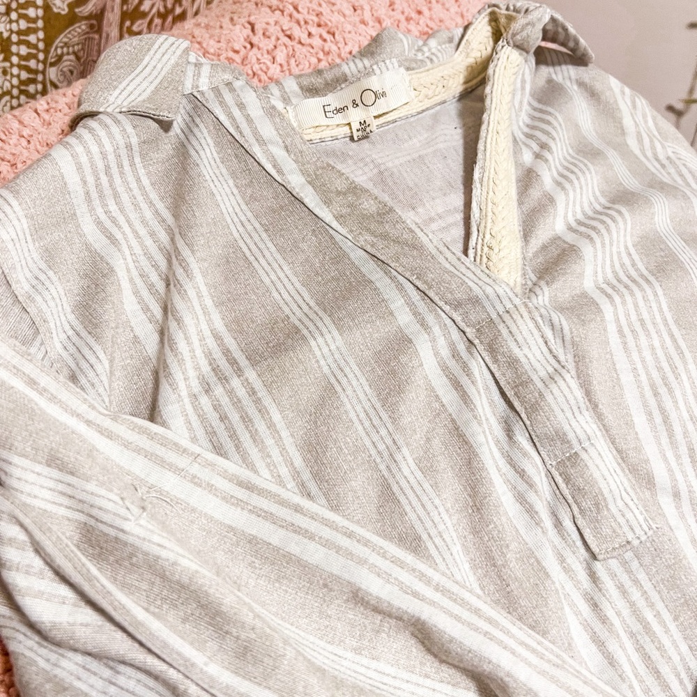 Eden & Olivia Striped Top